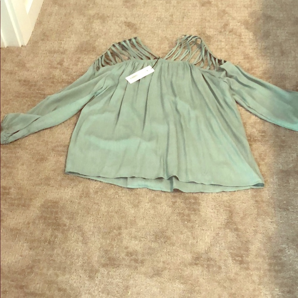 Moss green top